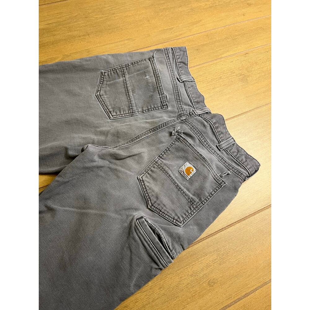 Carhartt Pants Mens Sz 34 Gray Relaxed Fit Workwear Utility Actual Sz 33x29 - Picture 10 of 15